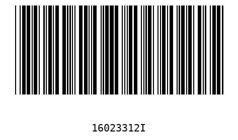 Barcode 16023312