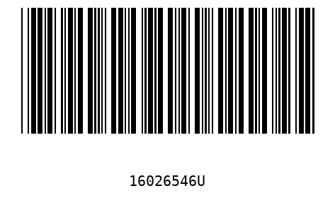 Barcode 16026546