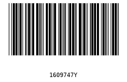 Barcode 1609747