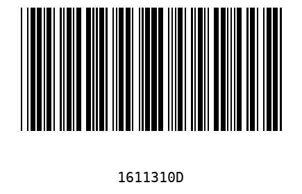 Barcode 1611310