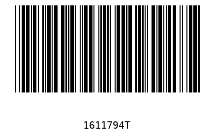 Barcode 1611794
