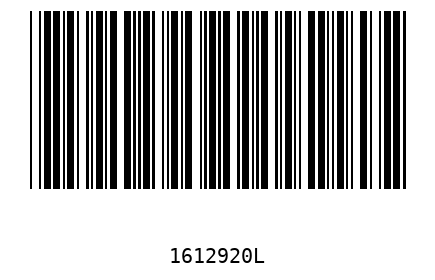 Barcode 1612920