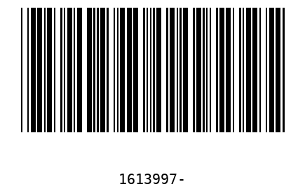 Barcode 1613997