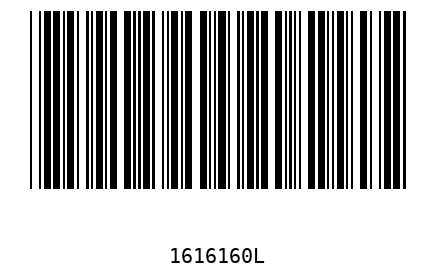 Bar code 1616160
