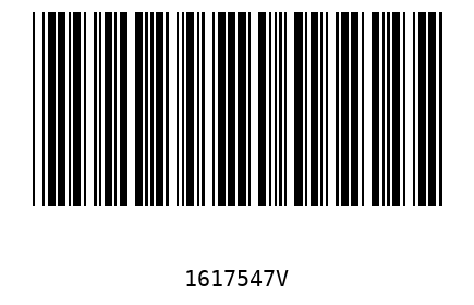 Barcode 1617547