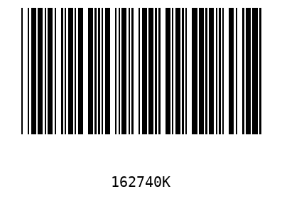 Barcode 162740