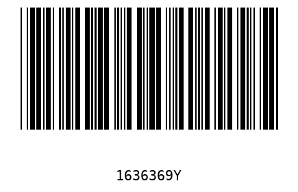 Bar code 1636369