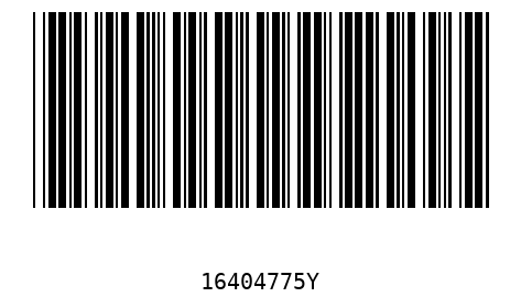 Barcode 16404775