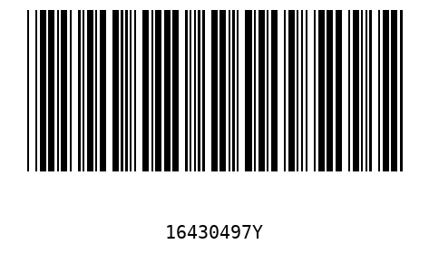 Barcode 16430497