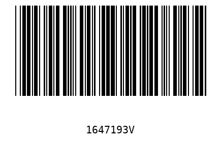 Bar code 1647193