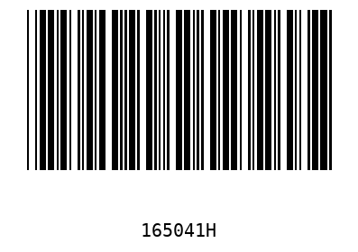 Barcode 165041