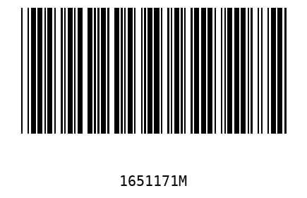 Barra Código 1651171