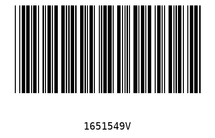 Barra Código 1651549