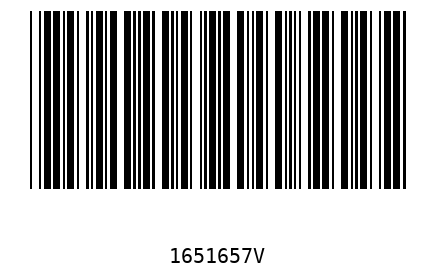 Barcode 1651657