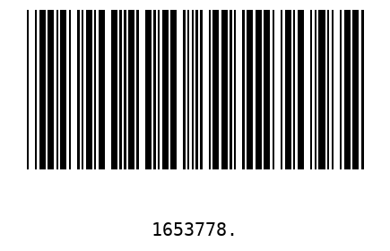 Barcode 1653778
