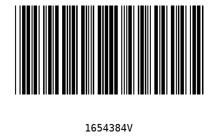 Barra Código 1654384