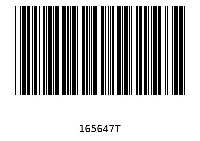 Barcode 165647