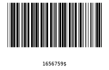 Bar code 1656759