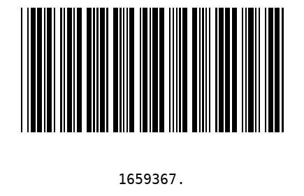 Bar code 1659367