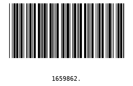 Bar code 1659862