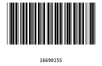 Bar code 1669015