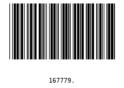 Barcode 167779