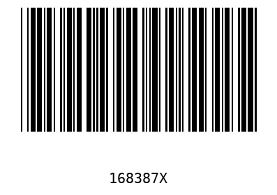 Barcode 168387