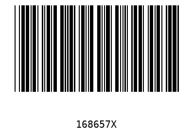 Barcode 168657