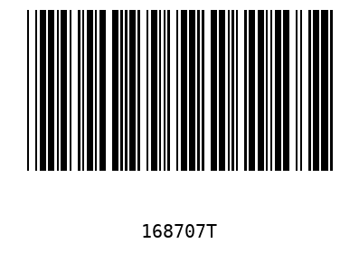 Barcode 168707