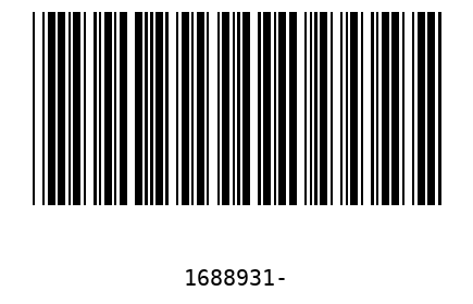 Bar code 1688931