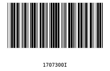 Barcode 1707300