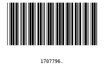 Barcode 1707796