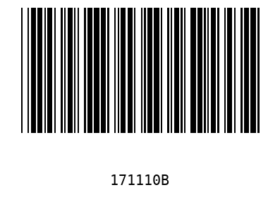 Barcode 171110