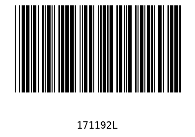 Barcode 171192