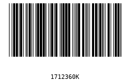 Barra Código 1712360