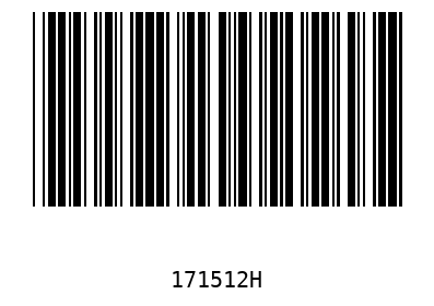 Bar code 171512