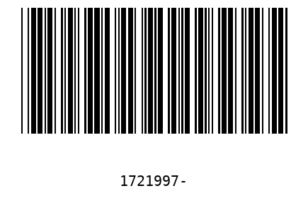 Barcode 1721997