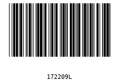 Barcode 172209