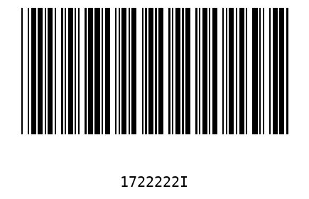 Barcode 1722222