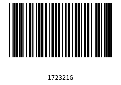 Barcode 172321