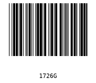 Barra Código, Code 39 1726