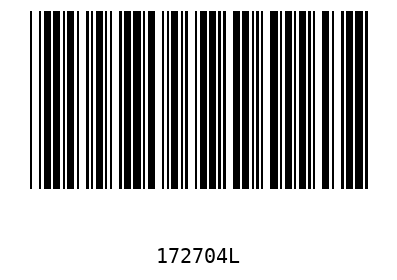 Barcode 172704
