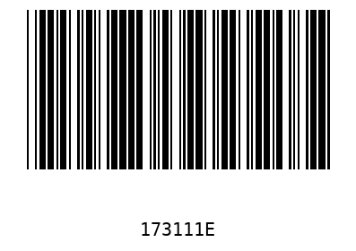 Bar code 173111
