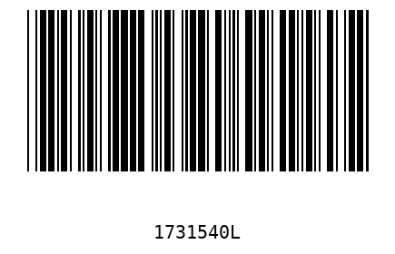 Barcode 1731540