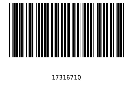 Barcode 1731671