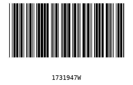 Barcode 1731947