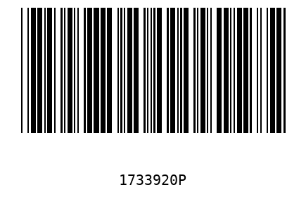 Barcode 1733920