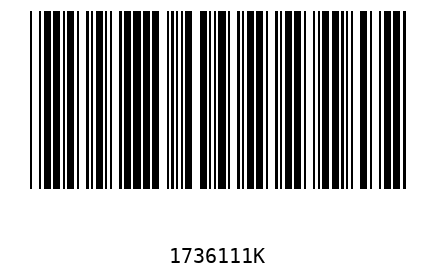 Bar code 1736111