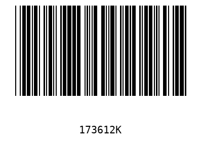 Bar code 173612