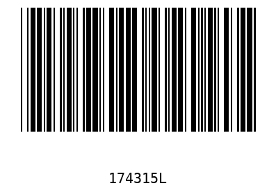 Barcode 174315